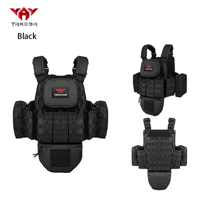 YAKEDA   The eight-piece hunting vest has multiple storage bags and is suitable for hunting training and other scenarios