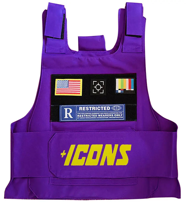 Vests Icon gilet Trending CS Vest Tactical military hiphop rapper FASHION VEST Outerwear Men's Fashion Tactica ICONS jacket vest