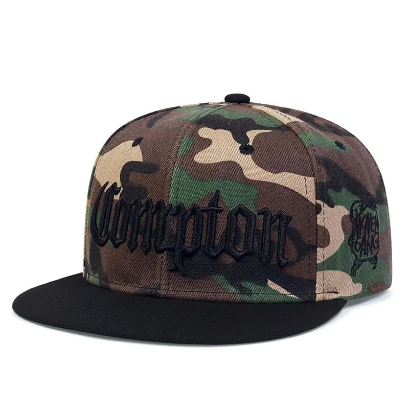2025 New COMPTON CAP Street Dance Snapback Hat Hip Hop Headwear for Men Women Adult Outdoor Casual Sun Baseball Cap