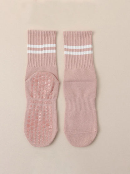 Pilates Socks with Grips for Women Yoga Socks Barre Socks Non Slip Socks of 4pairs