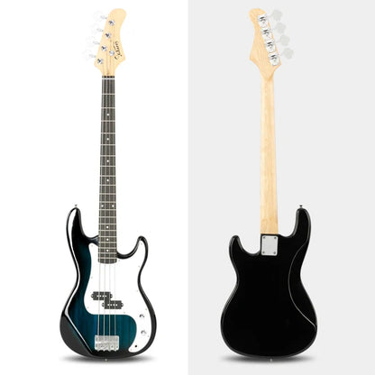 Electric Bass Guitar 4 Strings 20 Frets Electric Bass Set Electric Bass with Belt Cable and Wrench Tool