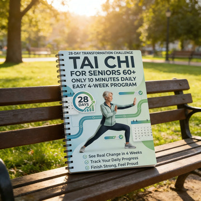 Gentle Tai Chi for Seniors – Spiral Bound Step-by-Step Book with Daily Routines to Improve Balance, Mobility & Independence, Ill