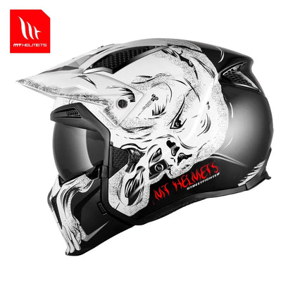Modular Helmet for Motorcycle Matt / Gloss Mt Original Motocross Helmets Streetfighter Sv Half Open Face Maxvision Tech M-3Xl