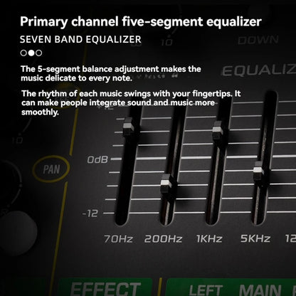 4 / 8-Channel Mixer DSP Reverberation Effect Professional Bluetooth USB Audio Mixer Balance Family Karaoke Stage Performance KTV