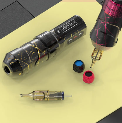 MAX Wireless Tattoo Machine Cartridge Pen 2400mAh Large Capacity Battery Coreless Motor Pen Machine For Tattoo Artists