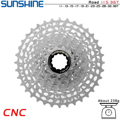 GOLDIX Ultralight CNC Road Bike Cassette 11/12 Speed k7 11S 12S 28T/32T/34T/36T Cassette Sprocket for SHIMANO HG