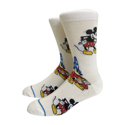 2023 New Anime Marvel Men Socks Long Sock Men‘s Knee-High Couples cosplay Sock Personality Hip Hop Harajuku Funny Sock for Women