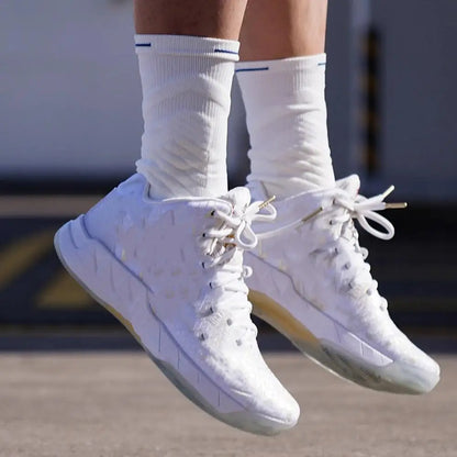 Bullfight 2.0 Men's High-top Sports Towel Basketball Socks Bottom Practical Professional Long-tube Mid-tube Elite Thick Running