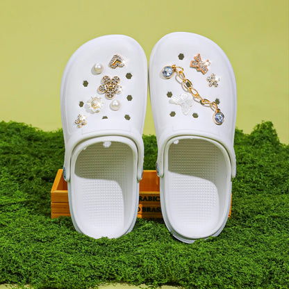 Casual Clog and Mules, Lightweight EVA Garden Shoes, Non-Slip Sandals, Breathable Slip-On Shoes for Indoor Outdoor 666