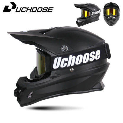 DOT Helmets Motocross Kask Cross Downhill Soporte Casco Off Road Helmet Racing Classic Motorcycle Original Enduro Goggles