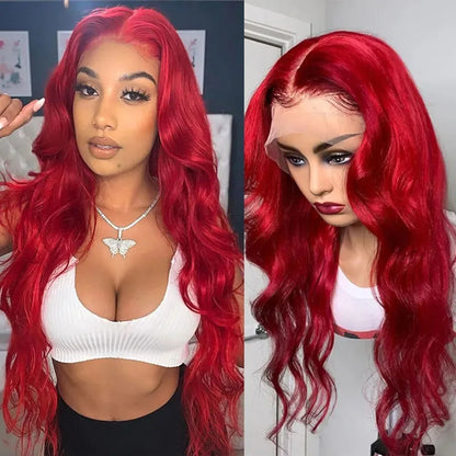 Yellow Wig 13x4 HD Body Wave Lace Frontal Wig Glueless Lace Front Wig Preplucked Synthetic High Quality Ready To Wear Cosplay