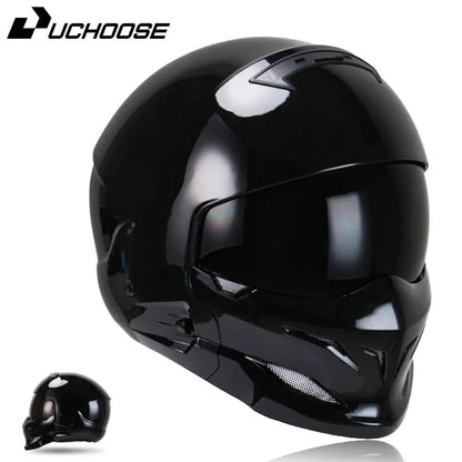 New Scorpion Retro Motorcycle Cascos Moto Locomotive Personality Multi-purpose Combination Helmet  Detachable Multi-purpose