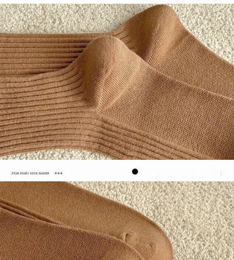5 Pairs Winter Socks Women Brand Designer Fashion Stockings Socks Luxury Embroidered Letter Mid Tube Socks