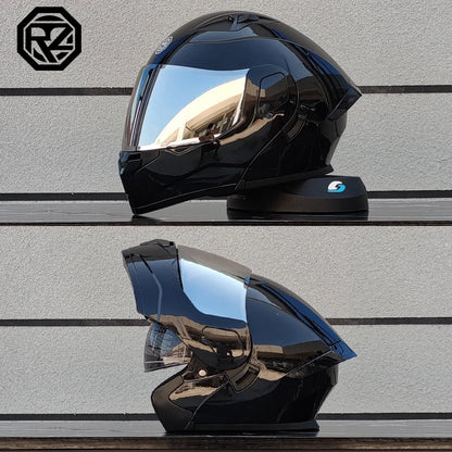 2025 High Quality Motorcycle Helmet Modular Flip Helmet Casco para Motos Dual Lens Full Helmet Casco para Motos DOT Approval
