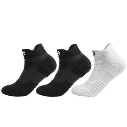 3/6 Pairs Sports Socks For Man High Quality Comfortable Breathable Basketball Short Socks Casual Fashion Low-cut Ankle Socks