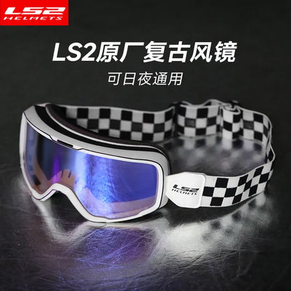 LS2 Original Motocross Glasses Windproof UV Protective Motorcycle Goggles Off-Road Dirt Bike MTB MX Racing Eyewear Men Women