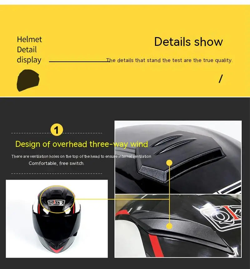 DOT Unisex Motorcycle Helmet Full Helmet Safety Helm Helmet Outdoor Riding Casco Moto Capacetes Helmets four seasons Universal