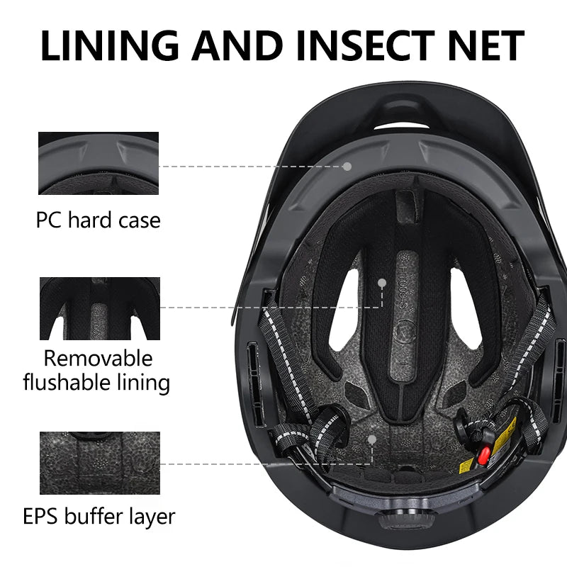Eastinear High Quality Lightweight Children's Bicycle Helmet Full Face Removable Roller Skateboard Helmet Protects Head Safety