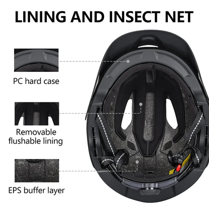 Eastinear High Quality Lightweight Children's Bicycle Helmet Full Face Removable Roller Skateboard Helmet Protects Head Safety