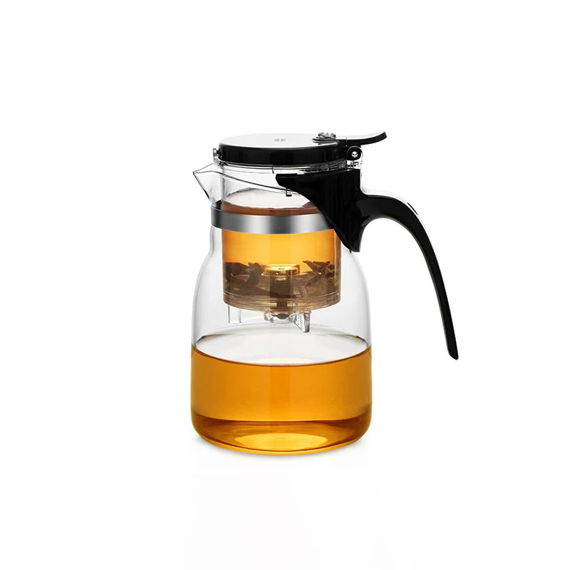 SAMADOYO elegant cup insulation separation bubble teapot heat-resistant glass teapot simple filter tea cup