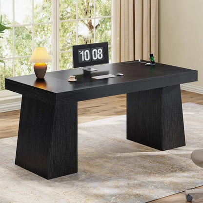 Executive Desk with Power Outlets,Desks with Storage Cabinet,Computer Desks Workstation Desk Conference Table,Customized