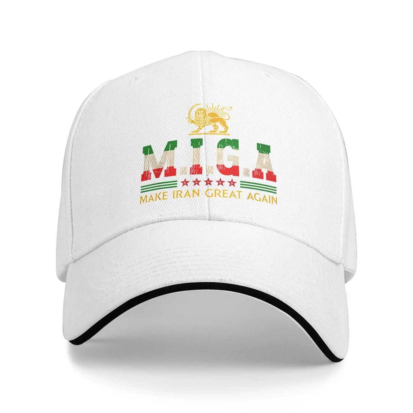 Summer Iranian Make Iran Great Again Emblem Of Iran MIGA Baseball Cap y2k Sun Trucker Hat Unisex Men Wholesale Baseball Caps