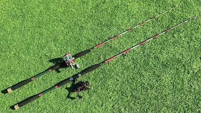 1.6M Saltwater Offshore 100-300g Casting/Spinning Carbon Fiber Boat Fishing Rod Portable Travel Fishing Rod EVA Handle Surf Rod