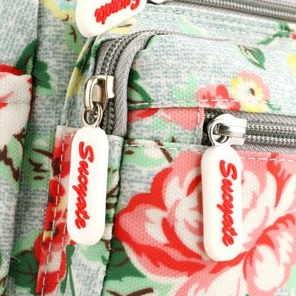 Fashion Multi-Pocket Crossbody Handbags Floral Pattern Female Shoulder Bag for Shopping Messenger Bags Waterproof Crossbody Bag