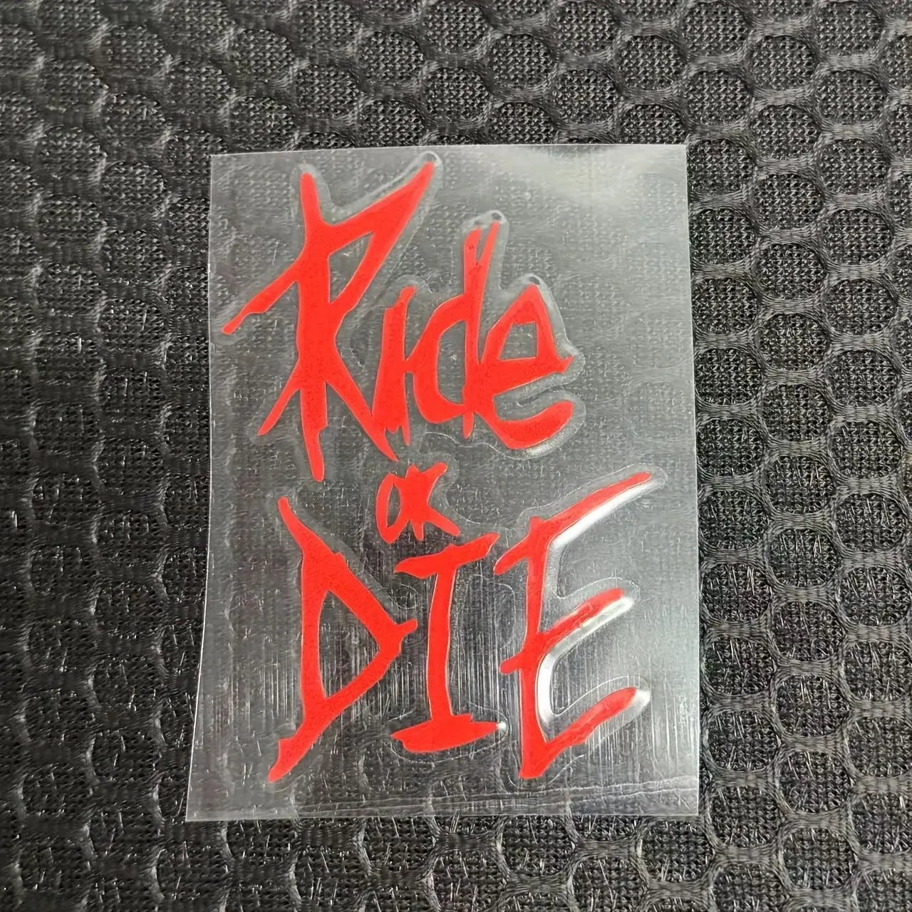 Ride or Die Bike Frame Stickers Bicycle Top Tube Waterproof Decals for MTB Bicycle Decorative Frame Bike Motorcycle Accessories