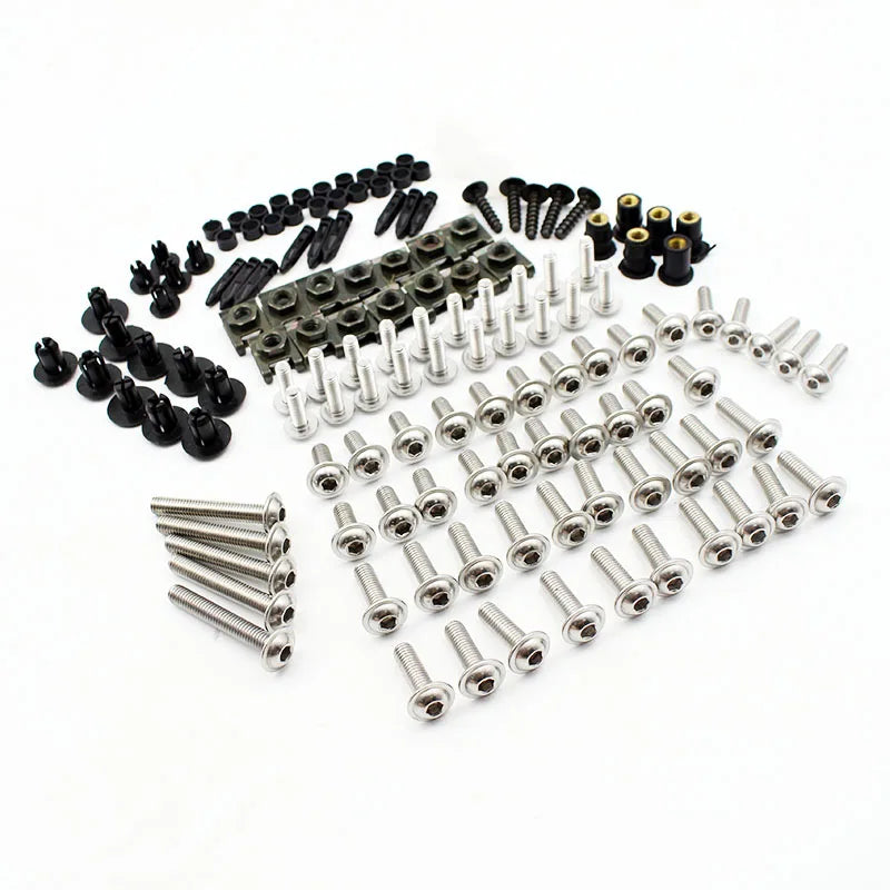 195pcs Burn Titanium screw Fairing Screws Bolt Kit for Suzuki GSXR600 GSXR1000 Hayabusa GSX1300R GSX600F GSX750F SV1000 SV650