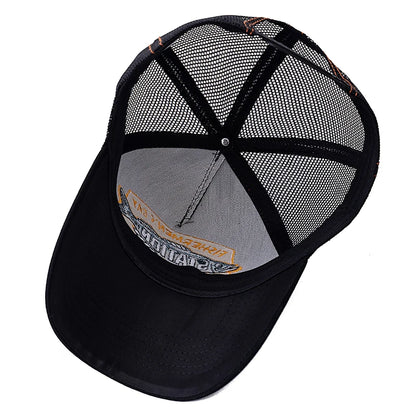 Hot Sale Unisex Summer Fishing Cap Breathable Mesh Trucker Hat Men Women Big Fish Fisherman Sports Snapback Hat Outdoor Cap