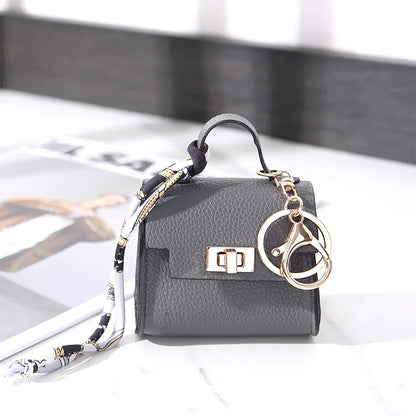 Mini Bag Pendant Small Keychain Case Bag Hanging Accessory Cute Earphone Storage Bag Pendant Keychain Bag Pendant Decoration
