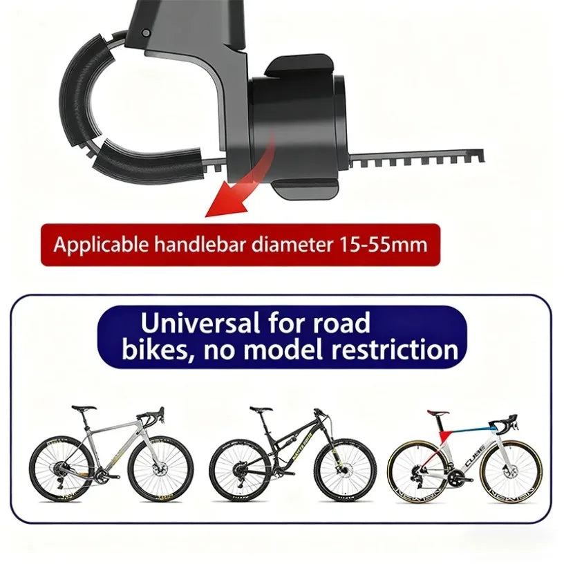 Shockproof Phone Holder for Road Mountain Riding for Bike Motorcycle Handlebar Bicycle 360° Rotating Navigation Mount Bracket