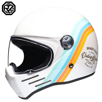 ORZ-728 Full Face casco moto Helmet Vintage Chopper Retro Helmet capacete de motocicleta modular helmet DOT