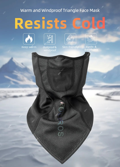 ROCKBROS Winter Warm Bike Full Face Mask Breathable Windproof Fleece MTB Road Bicycle Scarf Masks Ski Motorcycle Cycling Mask