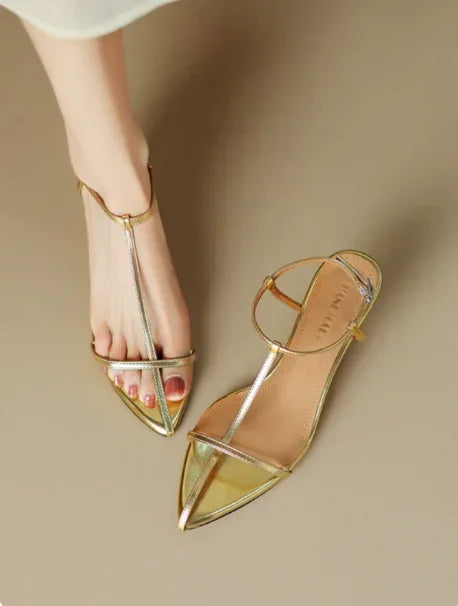 High Heels Sandals Sexy Women Pointed Toe Shoes Luxury Woman Slippers New Pumps Beach Dress Flip Flops Party Mujer Sandalias
