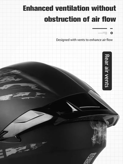 Free headphones High Quality DOT Motorcycle Helmet Four Seasons Motocross Racing Modular Flip Up Men Women Off Road Helmet