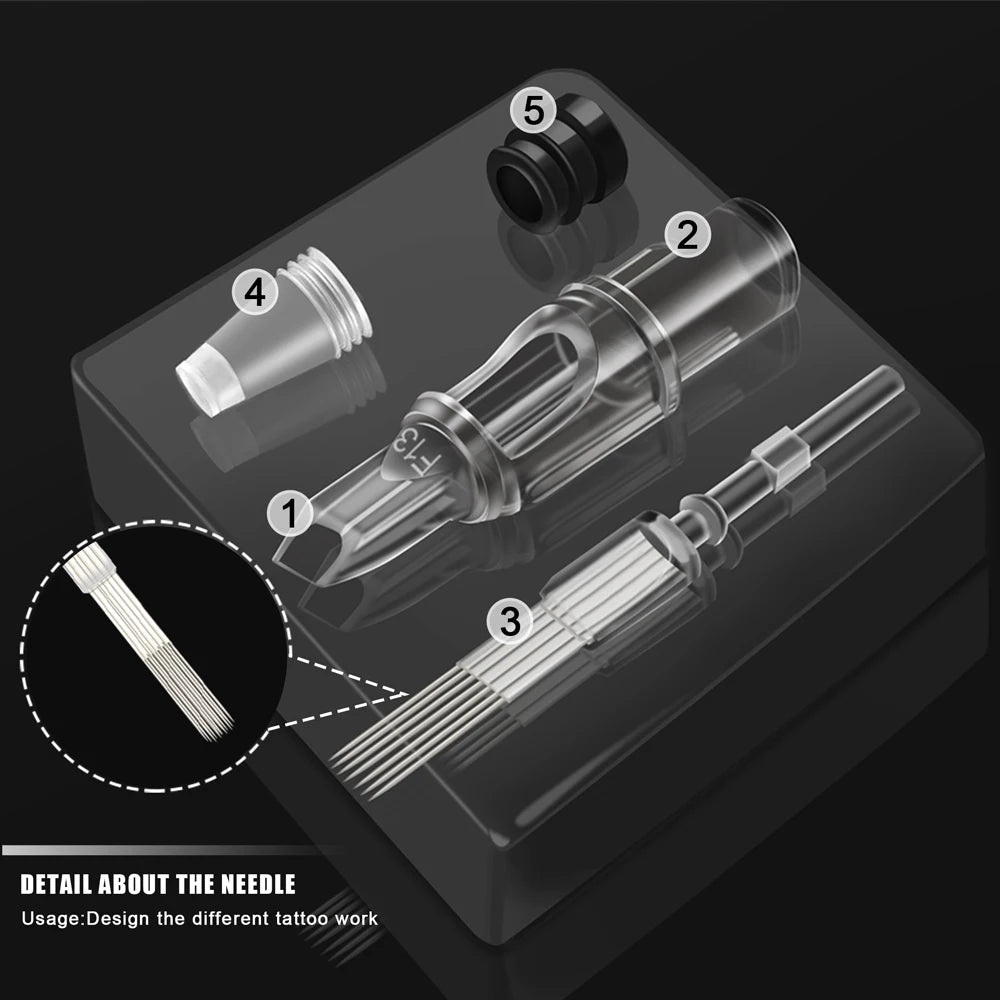 Professional Wireless Tattoo Kit 7 Stroke Tattoo Machine Sets EMALLA Cartridge Needles Transfer Paper Skins for Tattoo Beginners