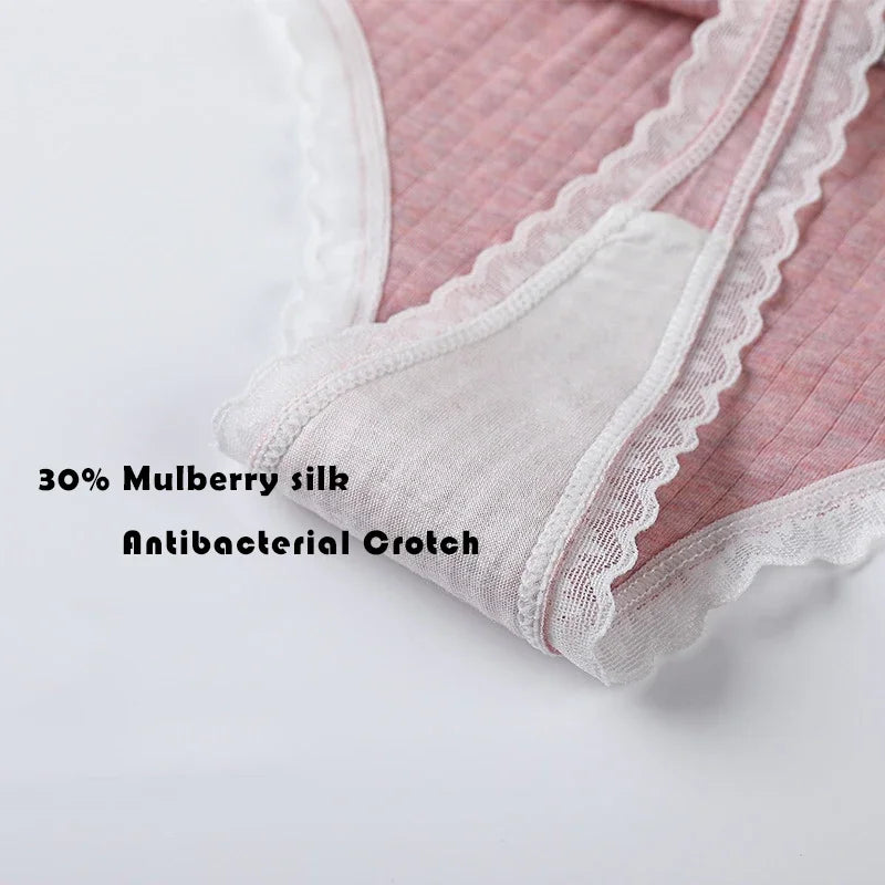 3 Pcs/Set Women Panties G-String Underwear Fashion Thong Sexy Cotton Panties Ladies G-string Soft Lingerie Solid Low Rise Panty