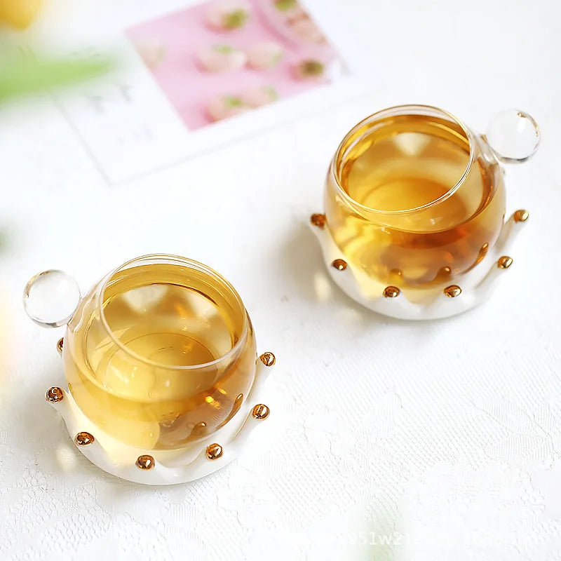 Nordic Afternoon Tea Set Flower Tea Cup Set Boiled Fruit Teapot Candle Heated Teapot Home Gifr
