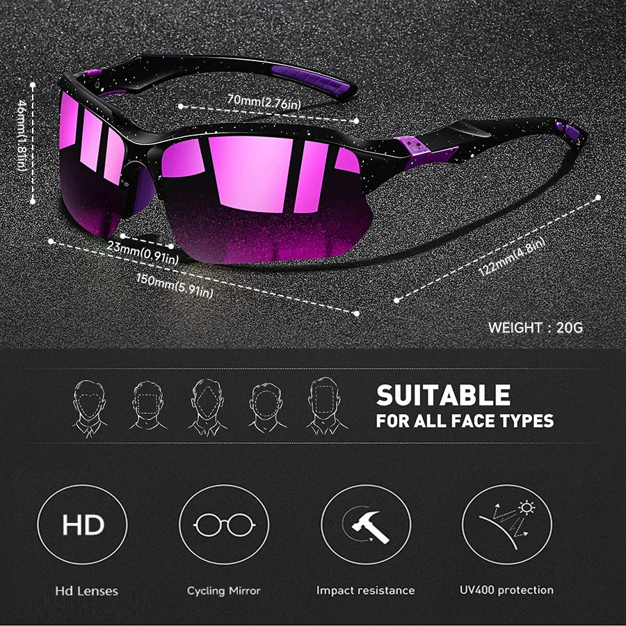 Fashion Safety Goggles Men Women  Running Mountaineering Sunglasses Bicycle MTB Eyewear Outdoor Sport Eyeglasses