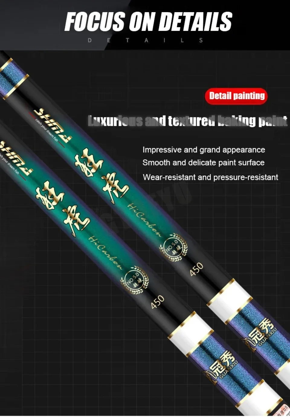 Telescopic Stream Rod 3.6M/4.5M/5.4M/6.3M/7.2M/8M/9M Carbon Reservoir Pond Fishing Rod Super Light Hard Fiber Hand Fishing Pole