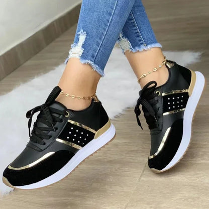 Brand Women Sneakers Comfortable Platform Shoes Female Fashion Large Size Casual Sport Shoes 2025 New Outdoor Women Running Shoe