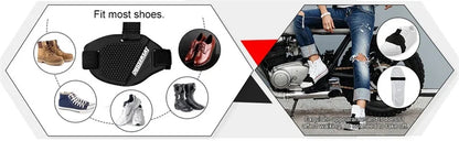 Motorcycle Boot Protection Pad Rubber Boot Protection Cover Adjustable Protection Anti-slip Pad Motorcycle Shoe Protection