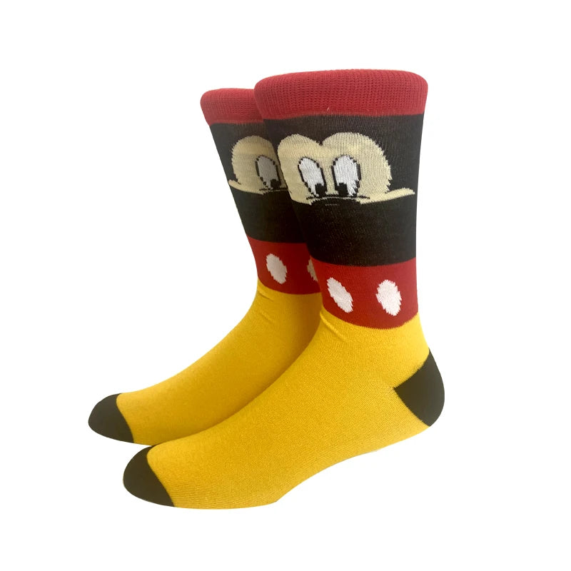 2023 New Anime Marvel Men Socks Long Sock Men‘s Knee-High Couples cosplay Sock Personality Hip Hop Harajuku Funny Sock for Women