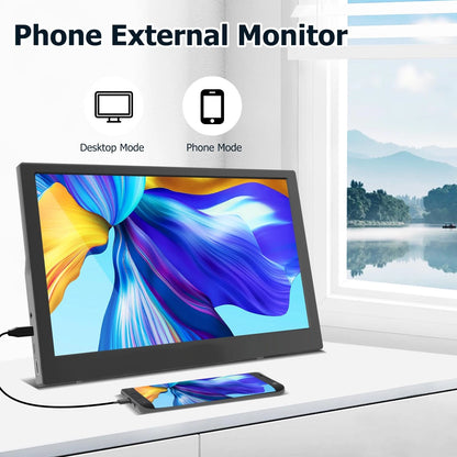 11.6 Inch Portable Monitor HDMI-Compatible Laptop Second Screen Gaming Extended Display for Steam Deck Laptop Switch PS4 /5