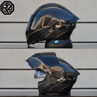 Flip Up Motorcycle Helmet Double lens full face helmet High quality DOT approved Moto cascos motociclistas capacete