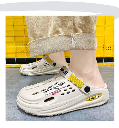 Men's Summer Sandals Non Slip Beach Slippers EVA Design Outdoor Slides Ultralight High Quality Sandals Fashion Garden Shoes