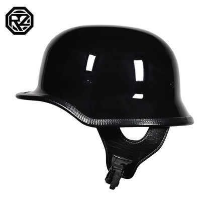 ORZ-309-Soldier Helmet Retro Half Helmet Motorcycle Male and Female Motorcycle Personality German Ladle Helmet Electric Vehicle