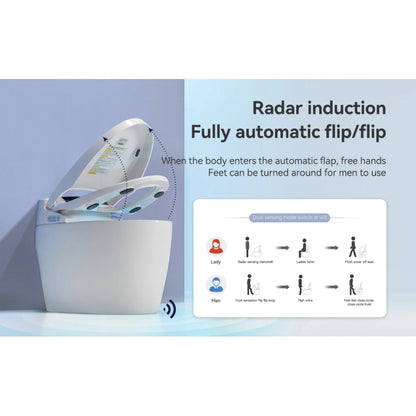 Smart Toilets with Heated Bidet Seat.Portable toilet with bidet built.Intelligent Toilet Auto Open/Close Seat. Bidet toilet